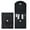 BK, variant on EGNMCR Manicure Pedicure Set Stainless Steel Manicure Kit Nail Clipper Travel Nail Tool Manicure Pedicure