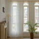 thumbnail image 2 of Xiao Hua Cortinas elegantes transparentes - 1 cortina blanca transparente para sala de estar, 150cm*214cm - Cortinas de encaje para ventana, cortinas transparentes que filtran la luz,, 2 of 5