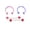 Multi-Color, variant on Nipple Barbell 14G Surgical Steel Nose Septum Ring Horseshoe Hoop Earring Eyebrow Lip Belly Piercing