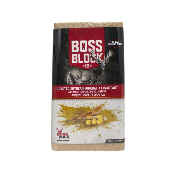Boss Buck Boss Block Soybean Mineral Attractant 4 LB