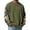 Army Green, variant on Mens Sweatshirts Shirt Casual Long Sleeve Pullover Camo Color Block Comfortable Ribbed Knit T Shirts Spring Trendy V Neck Clothes Wine S