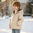 thumbnail image 3 of Posijego 2-9 Years Boys Fleece Lined Coats Warm Fall Winter Outerwear Long Sleeve Hooded Jackets Coats with Pockets, 3 of 6