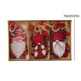 thumbnail image 6 of Opvise Eco-Friendly Hand-Carved Wooden Christmas Ornaments with Hemp Rope and Red Beads – Set of 3, 6 of 8