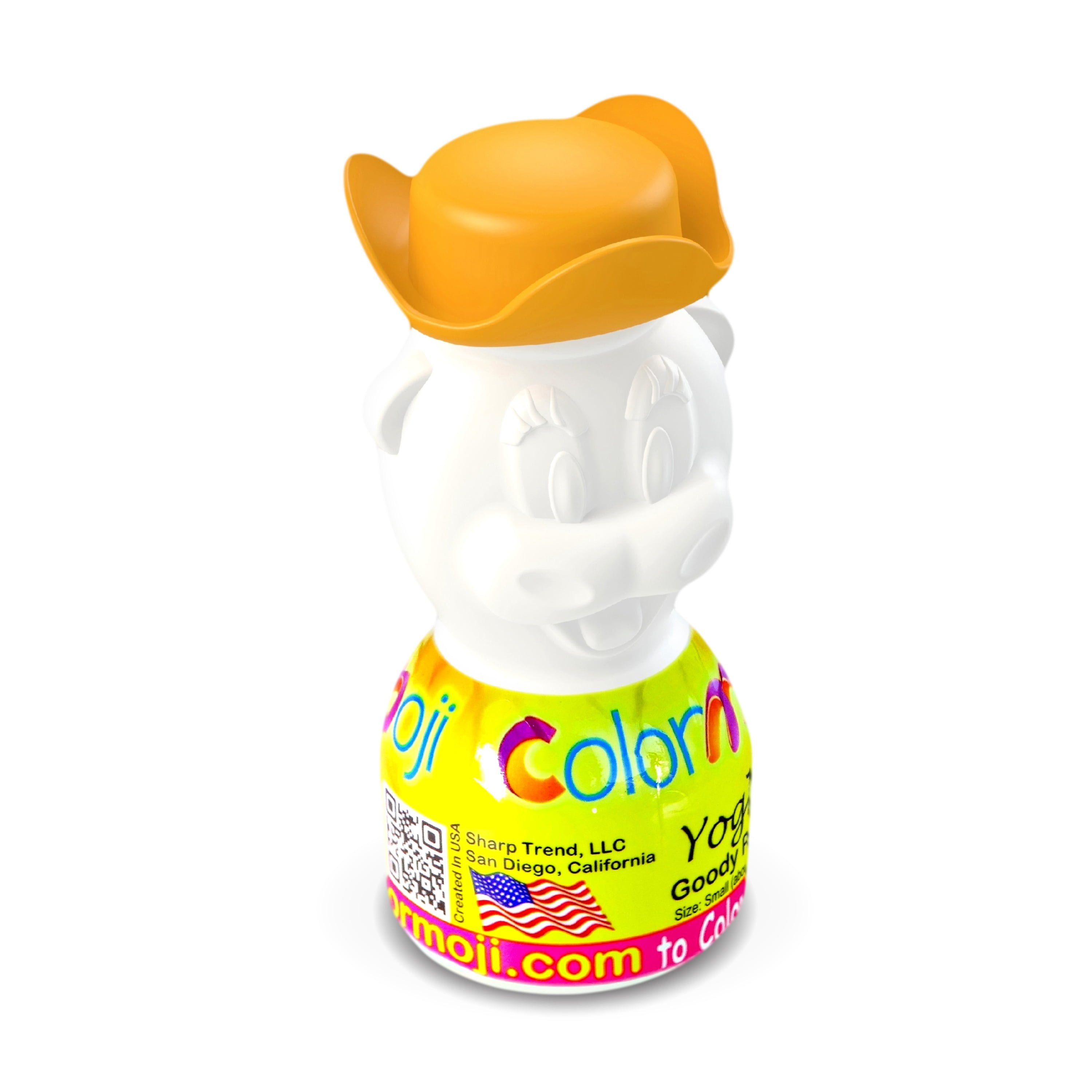 Colormoji Goody Pack – Birthday Party Favors For Kids Boxes– Goodies bag Candy and Snack Treat Filler – 16 pcs Yoghi Cow Pirate Hat Coloring Toy