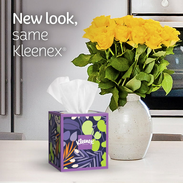lampe tage medicin kompensere Kleenex Ultra Soft Facial Tissues, 1 Cube Box, 60 Tissues per Box, 3-Ply -  Walmart.com