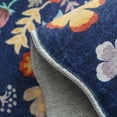 thumbnail image 4 of YOUFORTONG 2x3 Washable Floral Area Rug,Non Slip Soft Thin Carpet for Entryway Bedroom Nursery Farmhouse Dorms,Purple, 4 of 6