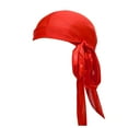 thumbnail image 2 of Men's Solid Color Durag Headwrap for Hair Protection and Style - Sweat Absorbing Polyester Headscarf for Sleep and Daily Wear, 2 of 3