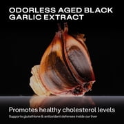 Humann Cholesterol Health Daily, Aged Black Garlic Extract & Citrus Bergamot, Cholesterol, Lipid, Liver Support Supplement, 60 Capsules
