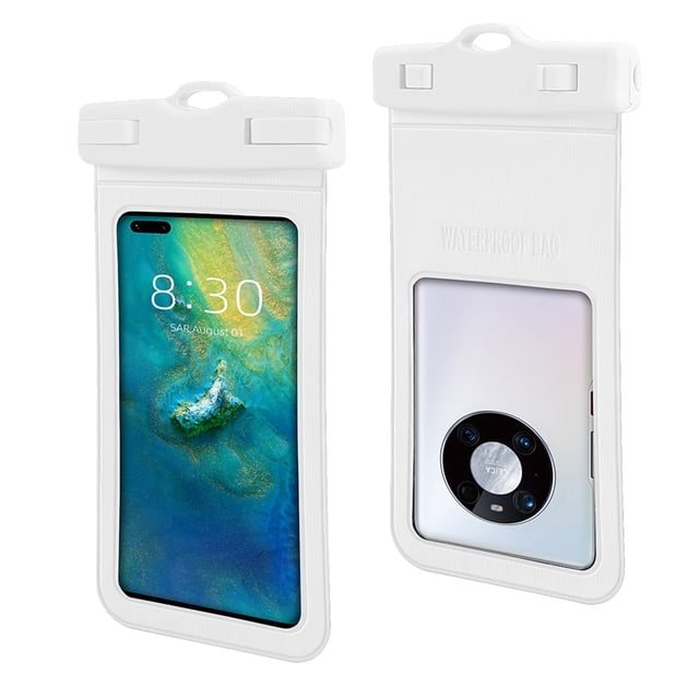 CAITS Waterproof Phone Pouch with Detachable Lanyard – Universal Dry Bag for Beach/Pool-Ready Design