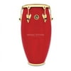 Latin Percussion M754S-RW Matador 12.5" Wood Tumba Red w/ Gold Hardware