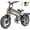 A8 Pro Max 60V 80A Dual Motor-Gray, variant on ANIIOKI A8 Pro Max 60V 80Ah Dual Motor Electric Bike, 5600W Peak, 20"x4.0" Fat Tire E-Bike for Adults, CBS Dual Front Disc Brakes, 7-Speed