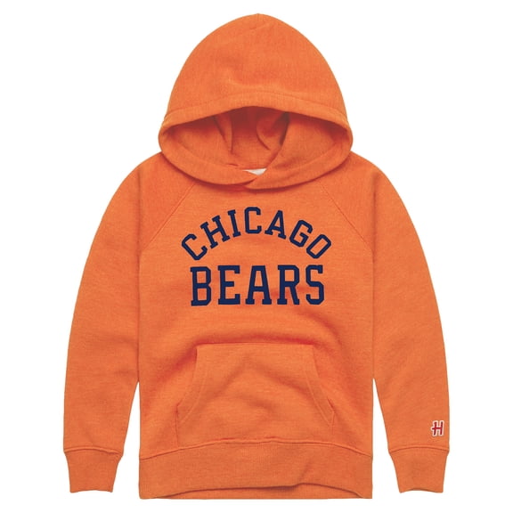 Youth Homage Orange Chicago Bears Classic Tri-Blend Hoodie