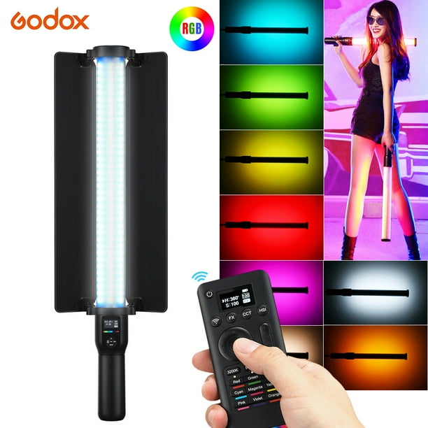 Godox LC500R RGB LED Video Light Stick 2500K8500K CCT Mode 360° Full
