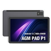 AGM PAD P1 10.36 inch Tablet, Android 13 Tablet, Waterproof/Drop-Proof/Dustproof, MTK G99 Chipset, 2K Display FHD+ IPS, Dual Box Stereo Speakers, 7000mAh, 8+256GB, GPS, 18W Fast Charge, WiFi Version
