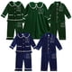 thumbnail image 3 of Pijamas de calidad para niños, conjunto de pijamas navideños de terciopelo, ropa de vacaciones de invierno para bebés y niñas, agregue su nombre de texto, ropa de dormir, 3 of 4