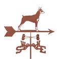 thumbnail image 1 of EZ Vane EZ1408-4S Doberman Dog Weathervane with Four Sided Mount, 1 of 1