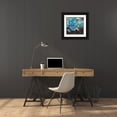 thumbnail image 3 of Zaman, Farida 20x20 Black Ornate Wood Framed with Double Matting Museum Art Print Titled - Picasso Vibe, 3 of 4