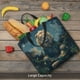 thumbnail image 4 of Balery Starry Sky Meditating Lion Bolsa de Mano para Mujeres con Cremallera, Bolsa de Gimnasio con Compartimentos, Bolsa para Laptop, Bolsa para Trabajo, 4 of 6