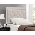 thumbnail image 1 of Hillsdale Becker Upholstered Twin Panel Headboard in Cream, 1 of 5