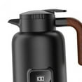 thumbnail image 4 of Tongina Car Heating Cup Auto Heating Kettle Travel Coffee Mug Tumbler Car Electric Heating Car Cup for Tea Beverage Black, 4 of 8