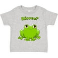 thumbnail image 3 of Inktastic Kisses? - Cute Frog Boys or Girls Toddler T-Shirt, 3 of 5