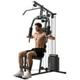 thumbnail image 1 of Soozier Home Gym Equipment, Multifunction Workout Machine with 99lbs Weight Stack for Back, Chest, Arm, Legs, and Full Body Workout, 1 of 10