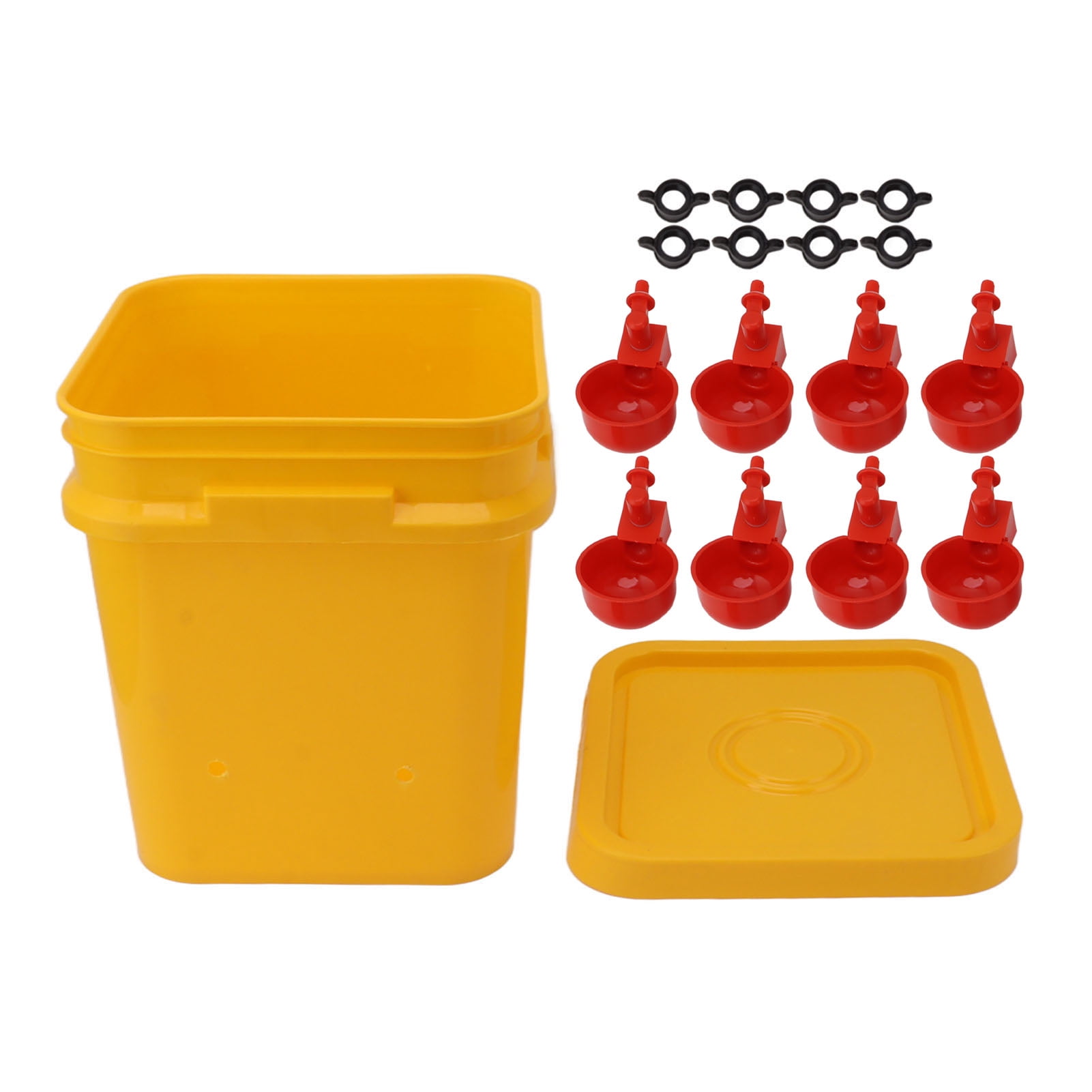Distributeur Automatique De Nourriture Pour Oiseaux - Pour Cailles, Perruches, Poules, 2 Tailles, Acrylique/bois - 7