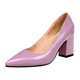 thumbnail image 1 of Amzcrzy Zapatos de mujer,Zapatos de mujer,Zapatillas de mujer, Zapatos de tacón alto con punta puntiaguda y tacón grueso para mujer, zapatos casuales de tacón alto de color liso. Sandalias Mujer Zapa, 1 of 6