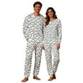 thumbnail image 6 of Lorytime Matching Valentine S Day Pajamas for Couples Heart Long Sleeve Pullover and Trousers with Pockets Men Loungewear, 6 of 8