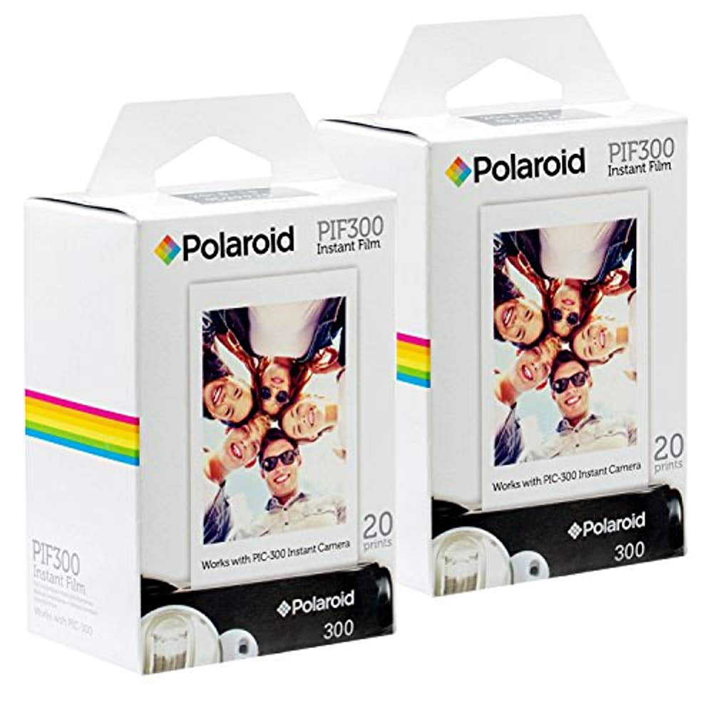 Sturen overschot Naschrift Polaroid PIF300 Instant Film Replacement - Designed for use with Fujifilm  Instax Mini and PIC 300 Cameras (40 Sheets) - Walmart.com