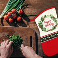thumbnail image 6 of (2) Christmas Oven Mitts Holly Wreath Decorative Cooking Gloves 6.75x13 Inches for Home Kitchen Dining Baking BBQ Grilling Heat Resistant Potholders Table Linen Set Decoration Gift Supplies, 6 of 7