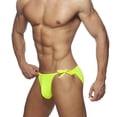 thumbnail image 4 of ZQUUVOU Men's Swim Briefs Low Rise Bikini Side Tie Thongs Beach Trunks Quick Dry Summer Swimwear Soft Underwear Green, 4 of 6