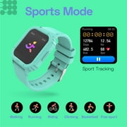 Cubitt Jr Smart Watch Fitness Tracker for Kids and Teens, Waterproof Green