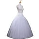 thumbnail image 2 of Vestido de novia sin tirantes, corte A, con falda interior, para eventos formales y ceremonias., 2 of 5