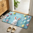 thumbnail image 6 of Colorful Egg Bunny Flower Easter Doormat, Home Decor Rug Door Mat Floor Mat for Indoor Outdoor (16x24 in), 6 of 6