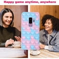thumbnail image 5 of Funda para Samsung Galaxy S9 Plus, silicona de dibujos animados Kawaii divertido lindo fresco de moda con estilo único diseñador divertido Fidget fundas para niños niñas mujeres hombres Blu, 5 of 5
