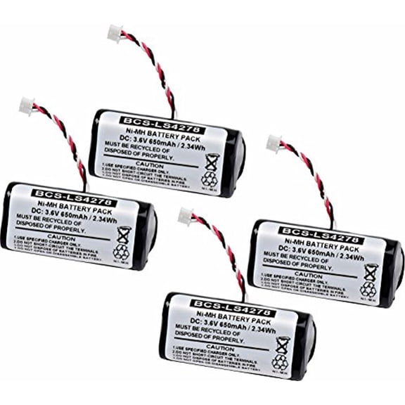 S-ymbol 82-67705-01 Replacement Battery Combo-Pack includes: 4 x BCS-LS4278 Batteries