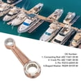 thumbnail image 4 of Boat Connecting Con Rod Assy, Easy Use Outboard Connecting Rod Kit Highly Efficient Rugged Crank Pin 682 11681 00 00  for 9.9HP 15HP Boat Motor, 4 of 8