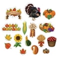 thumbnail image 2 of Pack of 192 Orange and Green with Printed 2 Sides Thanksgiving Cutouts, 2 of 2