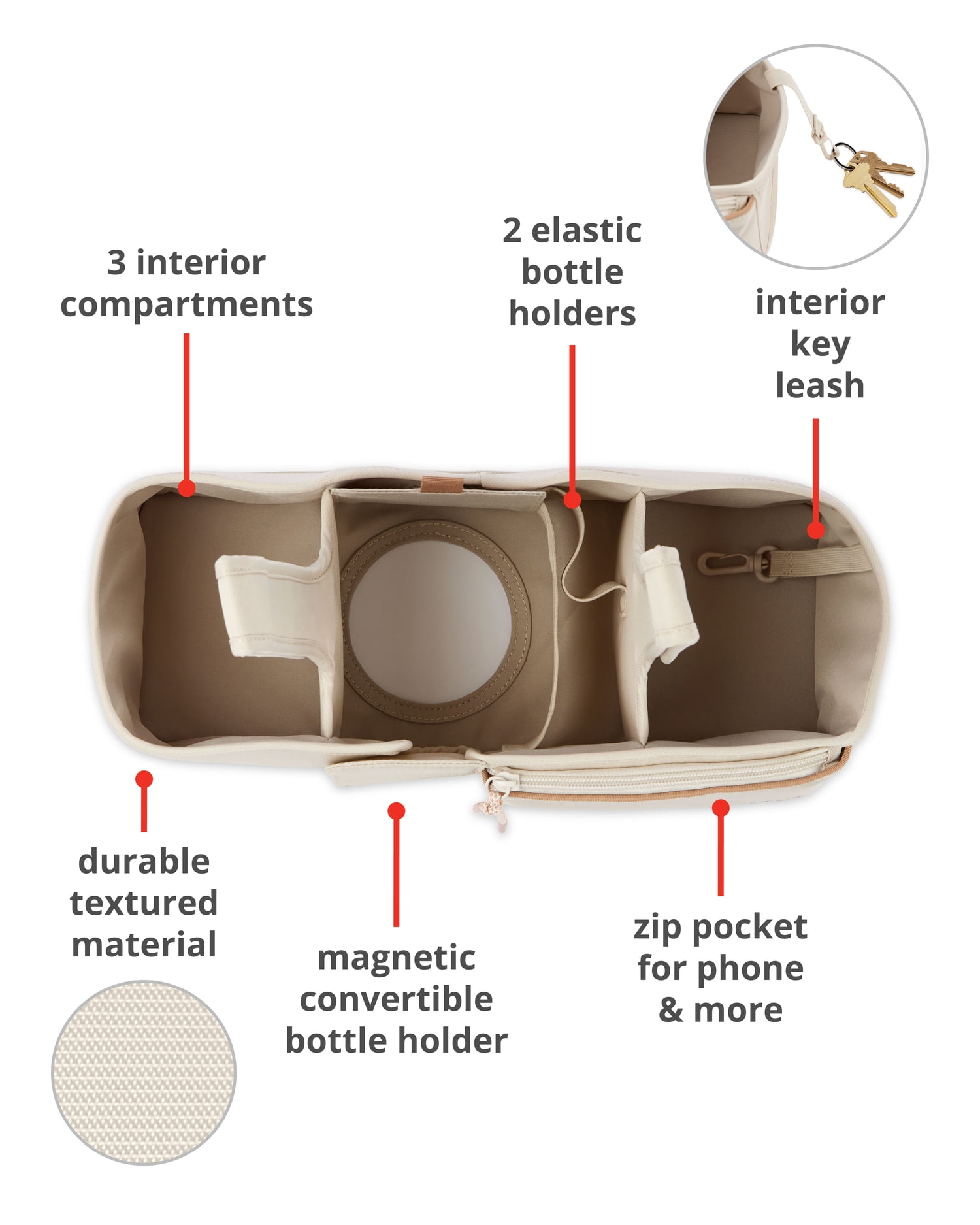 Ultimate Oat Stroller Organizer For Adults 0+