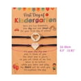 thumbnail image 5 of Milue 2x Hollow Heart Bracelet First Day of School Bracelet Mother Daughter Wristband, 5 of 7