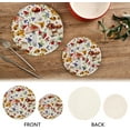 thumbnail image 4 of SKYSONIC 2 Pieces Mushrooms Forest Trivet Mat Red Berry Pot Holders Set, Hot Pads Potholder Cotton for Kitchen Weave Pot Mat Cooking Baking Decor Home, 4 of 7