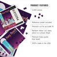 thumbnail image 2 of Lantern Press 1000 Piece Jigsaw Puzzle, Long Beach, California, Retro Skyline Chromatic Series, 2 of 5