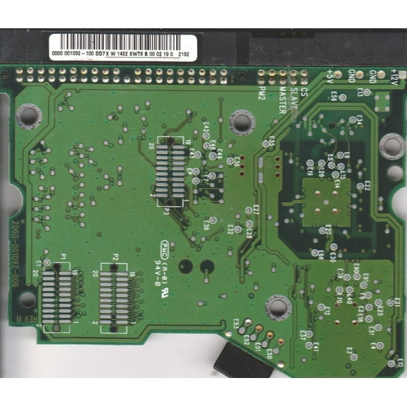 WD800BB-60CCB0, 0000 001092-100 DD7, WD IDE 3.5 PCB