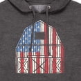 thumbnail image 3 of Instant Message - USA Barn - Men's Pullover Hooded Fleece Sweatshirt, 3 of 6