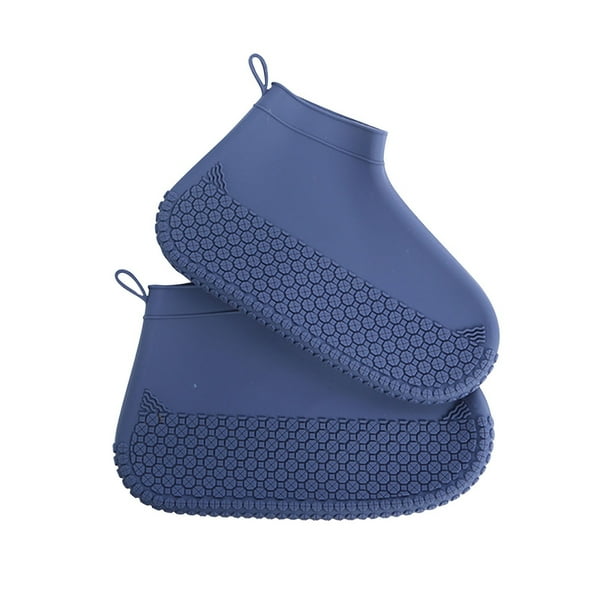 Zapatos Antideslizantes Cubierta de Zapato de Lluvia, Suela Gruesa Antideslizante para Días Lluviosos, Cubiertas de Zapato de Lluvia para Hombres Y Mujeres, Cubierta de Zapato Al Aire Libre L 11,4 Pul