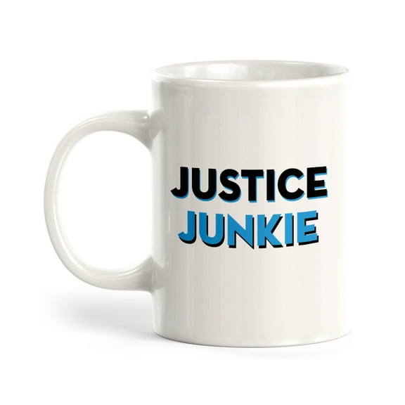 Justice Junkie 11oz Plastic Coffee Mug
