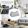 thumbnail image 5 of Napkin box cover - Decorative support/organizer for bathroom counter, bedside tables, desk and car, modern and elegant, gray, 5 of 5