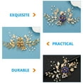 thumbnail image 2 of Wedding Bride Rhinestone Hair Comb Jewelry Wedding Head Piece Comb Headband, 2 of 8