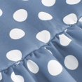thumbnail image 6 of XXWXYD PolkaDot Girls Dress Short Sleeve 𝖯eter Pan Collar Vintag𝖾 Style Summer Play Casual Par𝗍y Outfit Ages 4-10 Toddler Kid Children Church School Birthday Celebration Gown, 6 of 7
